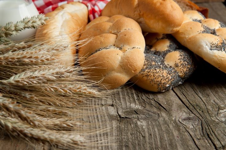 Mix of breads with spikes