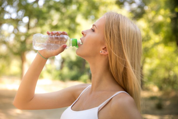drink water to keep yourself hydrated