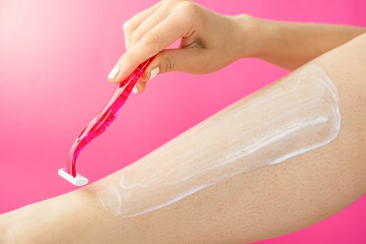 Using a clean razor with a sharp blade allows you to remove hair follicles entirely from roots, avoiding ingrown hair